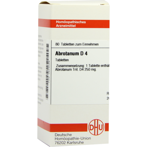 Verpackungsbild(Packshot) von ABROTANUM D 4 Tabletten