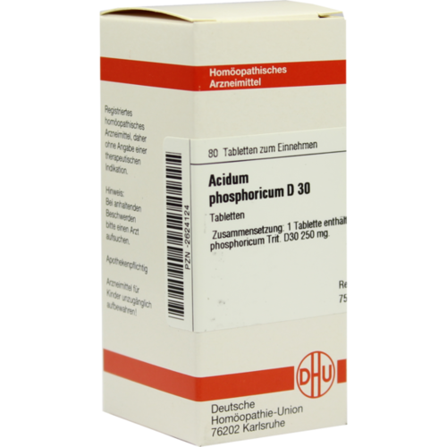 Verpackungsbild(Packshot) von ACIDUM PHOSPHORICUM D 30 Tabletten