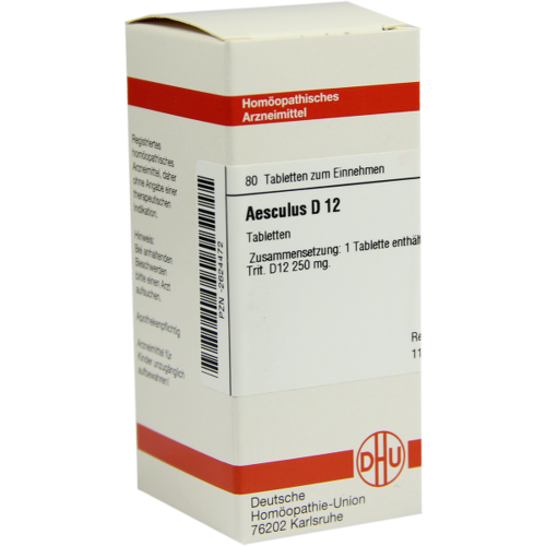 Verpackungsbild(Packshot) von AESCULUS D 12 Tabletten