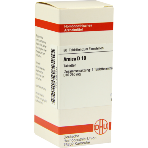 Verpackungsbild(Packshot) von ARNICA D 10 Tabletten