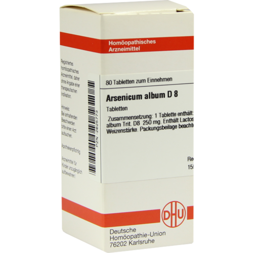 Verpackungsbild(Packshot) von ARSENICUM ALBUM D 8 Tabletten