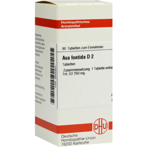 Verpackungsbild(Packshot) von ASA FOETIDA D 2 Tabletten