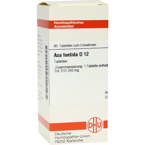 Verpackungsbild(Packshot) von ASA FOETIDA D 12 Tabletten