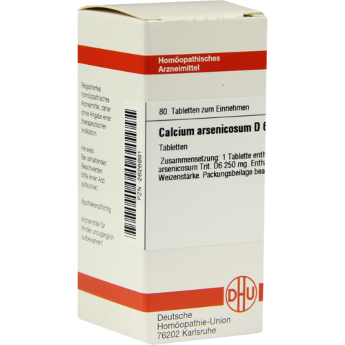 Verpackungsbild(Packshot) von CALCIUM ARSENICOSUM D 6 Tabletten