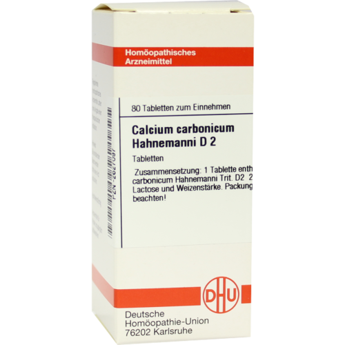 Verpackungsbild(Packshot) von CALCIUM CARBONICUM Hahnemanni D 2 Tabletten