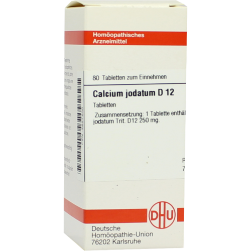 Verpackungsbild(Packshot) von CALCIUM JODATUM D 12 Tabletten