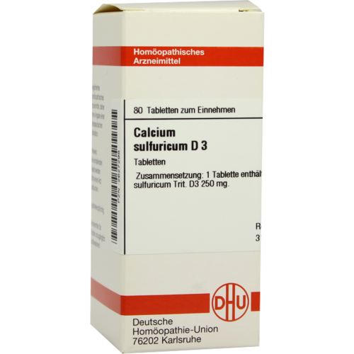 Verpackungsbild(Packshot) von CALCIUM SULFURICUM D 3 Tabletten