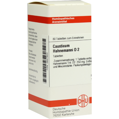Verpackungsbild(Packshot) von CAUSTICUM HAHNEMANNI D 2 Tabletten