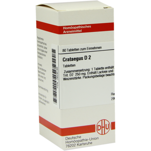 Verpackungsbild(Packshot) von CRATAEGUS D 2 Tabletten