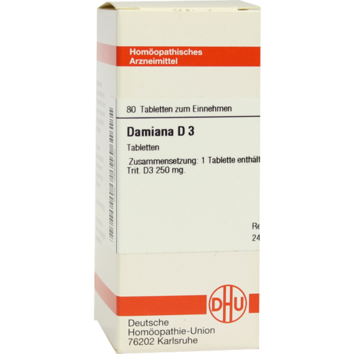 Verpackungsbild(Packshot) von DAMIANA D 3 Tabletten