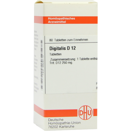 Verpackungsbild(Packshot) von DIGITALIS D 12 Tabletten