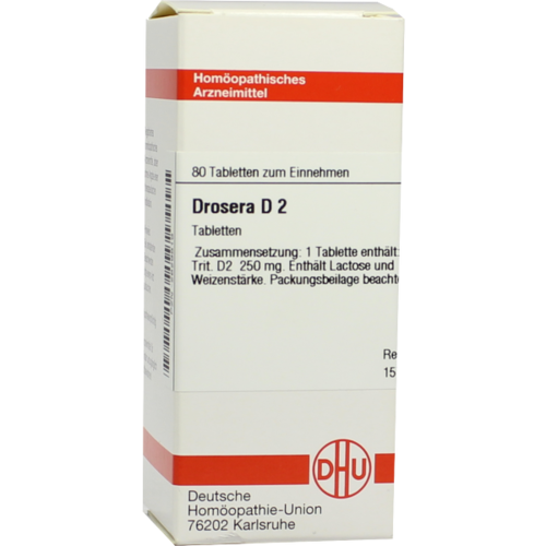Verpackungsbild(Packshot) von DROSERA D 2 Tabletten