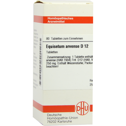Verpackungsbild(Packshot) von EQUISETUM ARVENSE D 12 Tabletten