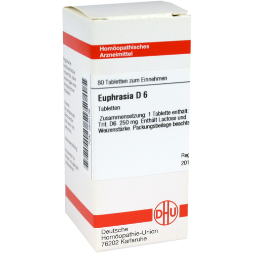 Verpackungsbild(Packshot) von EUPHRASIA D 6 Tabletten