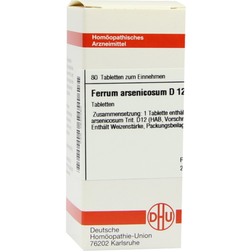 Verpackungsbild(Packshot) von FERRUM ARSENICOSUM D 12 Tabletten