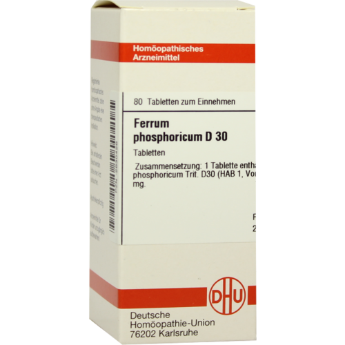Verpackungsbild(Packshot) von FERRUM PHOSPHORICUM D 30 Tabletten