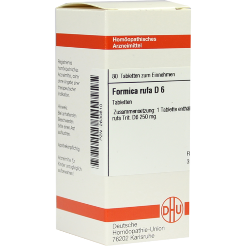 Verpackungsbild(Packshot) von FORMICA RUFA D 6 Tabletten