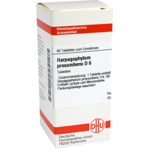 Verpackungsbild(Packshot) von HARPAGOPHYTUM PROCUMBENS D 6 Tabletten