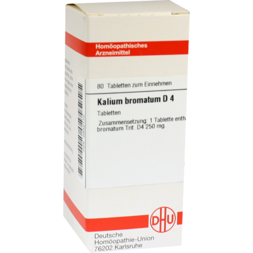 Verpackungsbild(Packshot) von KALIUM BROMATUM D 4 Tabletten