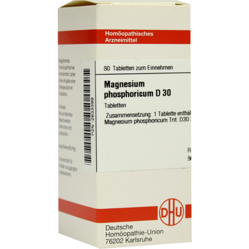 Verpackungsbild(Packshot) von MAGNESIUM PHOSPHORICUM D 30 Tabletten