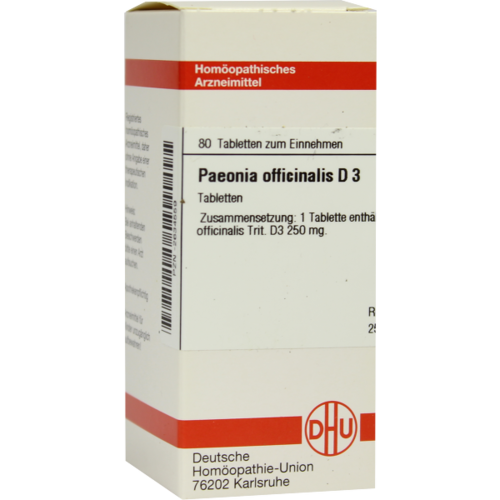 Verpackungsbild(Packshot) von PAEONIA OFFICINALIS D 3 Tabletten