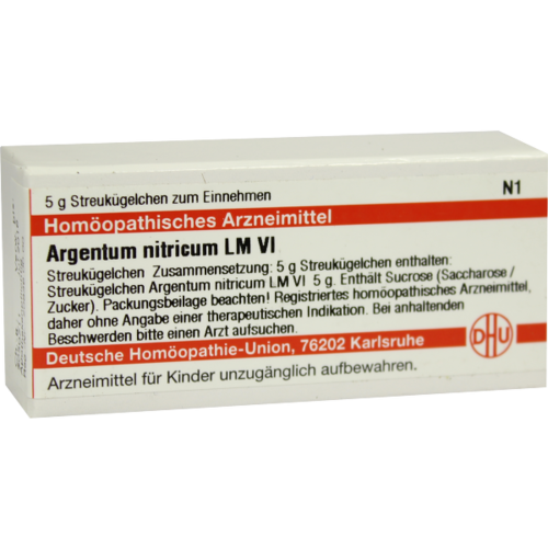 Verpackungsbild(Packshot) von ARGENTUM NITRICUM LM VI Globuli