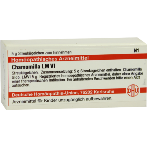 Verpackungsbild(Packshot) von CHAMOMILLA LM VI Globuli