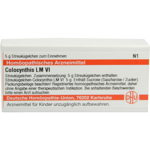Verpackungsbild(Packshot) von COLOCYNTHIS LM VI Globuli