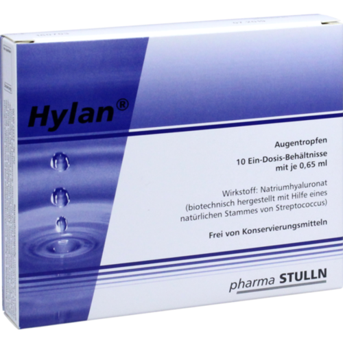 Verpackungsbild(Packshot) von HYLAN 0,65 ml Augentropfen