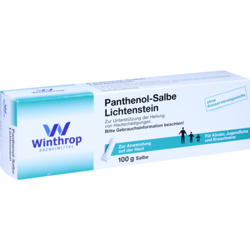 Verpackungsbild(Packshot) von PANTHENOL 5% Lichtenstein Salbe