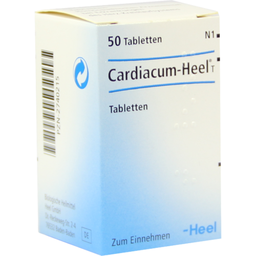 Verpackungsbild(Packshot) von CARDIACUM Heel T Tabletten