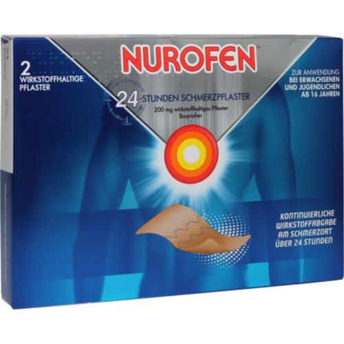 Verpackungsbild(Packshot) von NUROFEN 24-Stunden Schmerzpflaster 200 mg