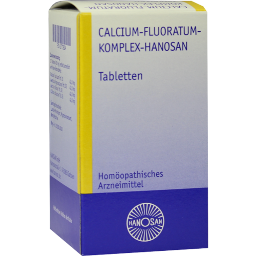Verpackungsbild(Packshot) von CALCIUM FLUORATUM KOMPLEX Hanosan Tabletten