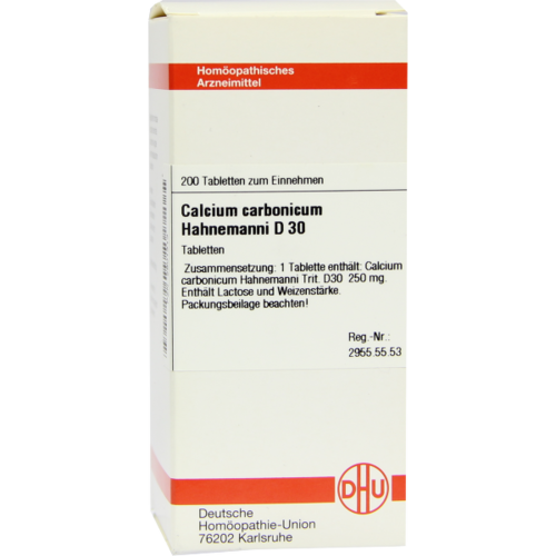 Verpackungsbild(Packshot) von CALCIUM CARBONICUM Hahnemanni D 30 Tabletten