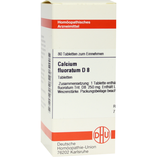 Verpackungsbild(Packshot) von CALCIUM FLUORATUM D 8 Tabletten