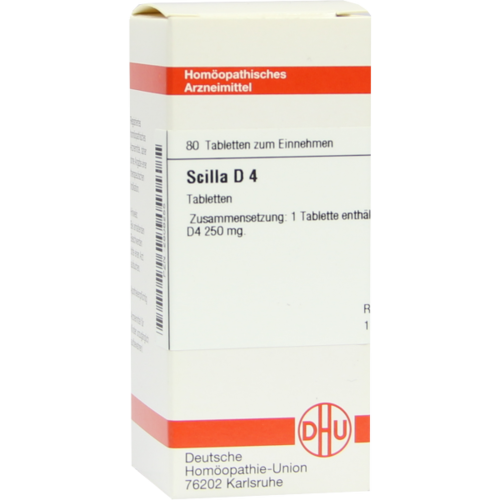 Verpackungsbild(Packshot) von SCILLA D 4 Tabletten