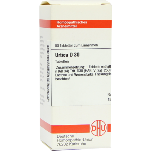 Verpackungsbild(Packshot) von URTICA D 30 Tabletten