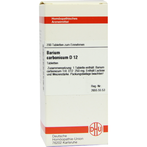Verpackungsbild(Packshot) von BARIUM CARBONICUM D 12 Tabletten