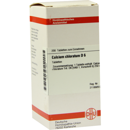 Verpackungsbild(Packshot) von CALCIUM CHLORATUM D 6 Tabletten
