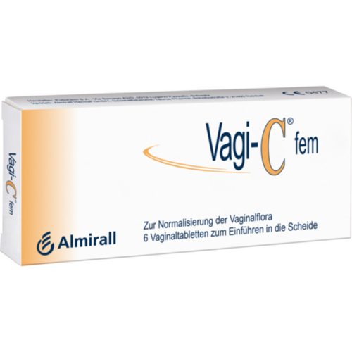 Verpackungsbild(Packshot) von VAGI C Fem Vaginaltabletten