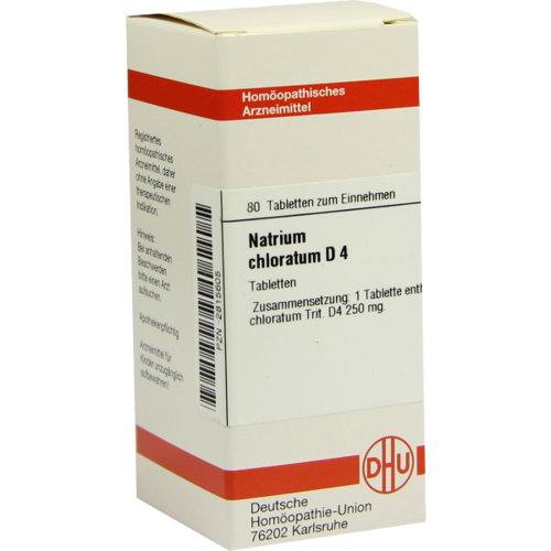 Verpackungsbild(Packshot) von NATRIUM CHLORATUM D 4 Tabletten