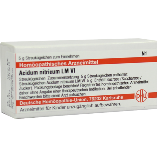 Verpackungsbild(Packshot) von ACIDUM NITRICUM LM VI Globuli