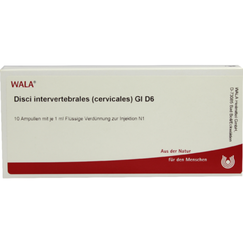 Verpackungsbild(Packshot) von DISCI intervertebrales cervicales GL D 6 Ampullen
