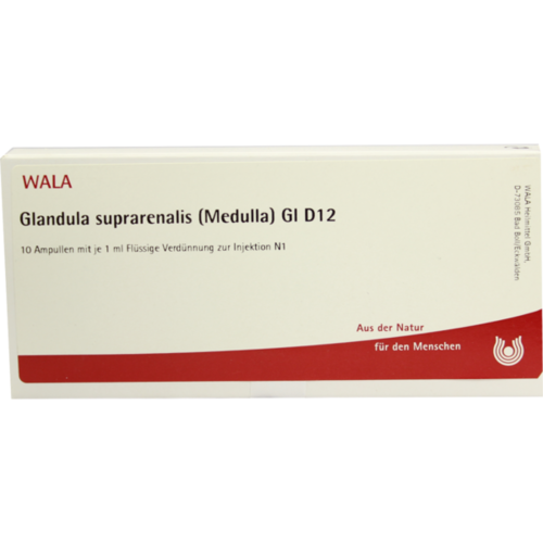 Verpackungsbild(Packshot) von GLANDULA SUPRARENALES Medulla GL D 12 Ampullen