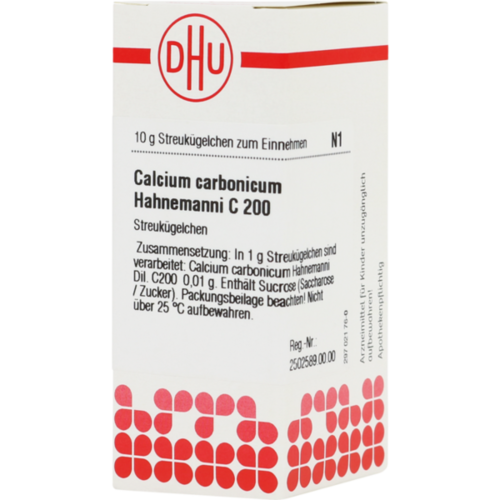 Verpackungsbild(Packshot) von CALCIUM CARBONICUM Hahnemanni C 200 Globuli