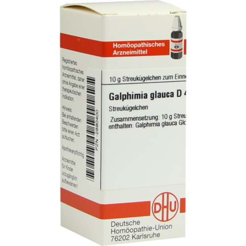 Verpackungsbild(Packshot) von GALPHIMIA GLAUCA D 4 Globuli
