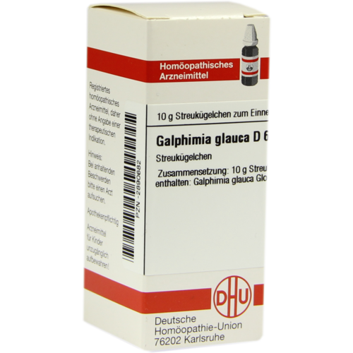 Verpackungsbild(Packshot) von GALPHIMIA GLAUCA D 6 Globuli
