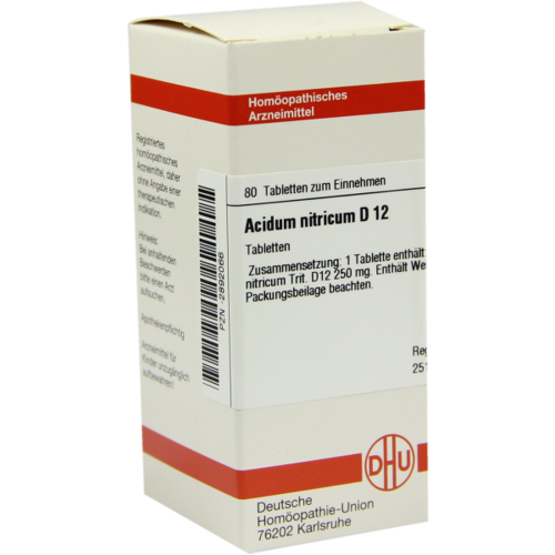 Verpackungsbild(Packshot) von ACIDUM NITRICUM D 12 Tabletten
