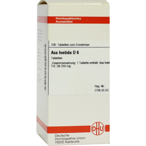 Verpackungsbild(Packshot) von ASA FOETIDA D 6 Tabletten