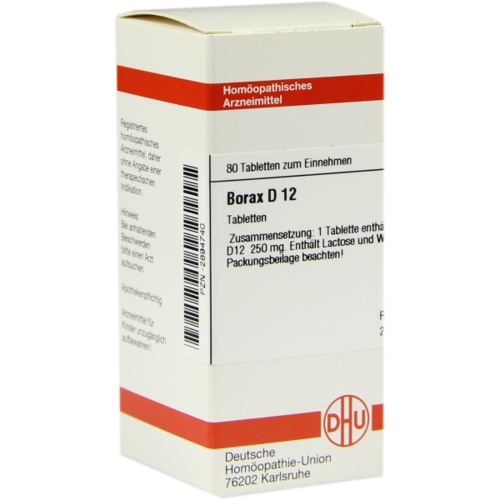 Verpackungsbild(Packshot) von BORAX D 12 Tabletten